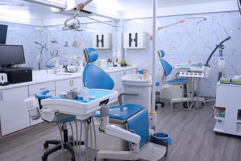 Cơ sở vật chất khang trang rộng rãi của nha khoa